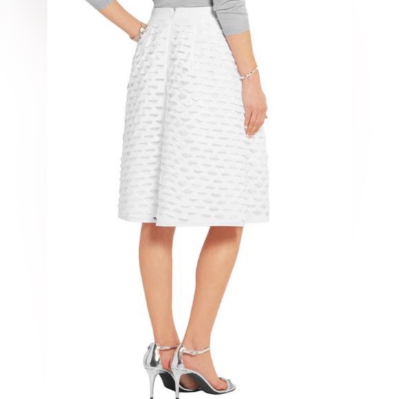 J. Crew laser cut midi skirt in navy blue - Picture 4 of 12